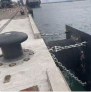 Super Cell Fender, Arch Fender and Cast Steel Pillar Bollard for Kribi Deep Sea Port in Cameroon, Africa (JSC、JBP)