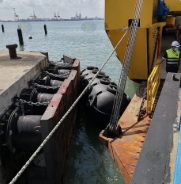 JIER Marine Pneumatic Fenders installed on port of Nhava Sheva (JPF)